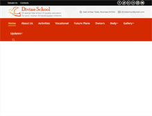 Tablet Screenshot of divineschool.org